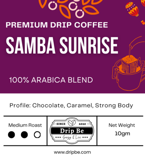 Samba Sunrise Drip Coffee Bag Malaysia