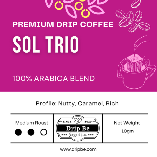Sol Trio Drip Coffee Bag Malaysia